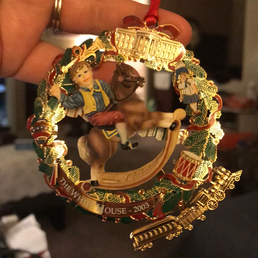 The White House 2003 official ornament.